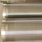 4 Inch Dia Stainless Steel Well Screen Pipe 1.5 - 10mm Thickness For Water Well
