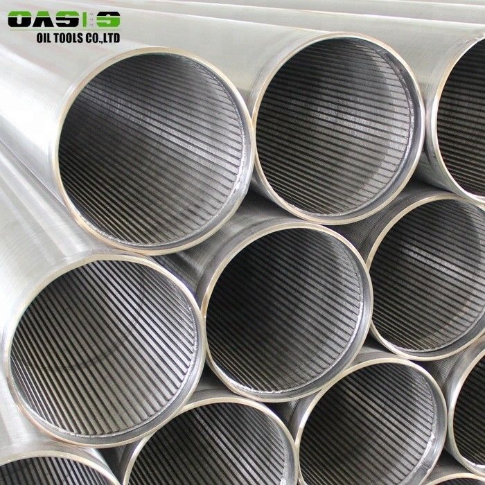 Round Metal Stainless Steel Well Screen Pipe For Borehole Drilling 2mm Thickness