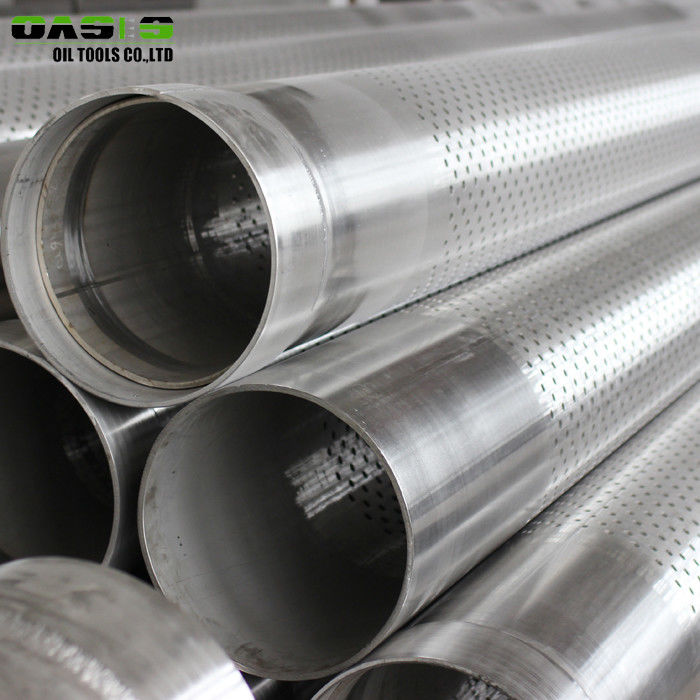 Corrosion Resistance Perforated Stainless Steel Pipe 80 - 1000um Thickness